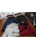 Miss Point Point Mansion 1.0 Long Sleeve Blouse(Reservation/4 Colours/Full Payment Without Shipping)